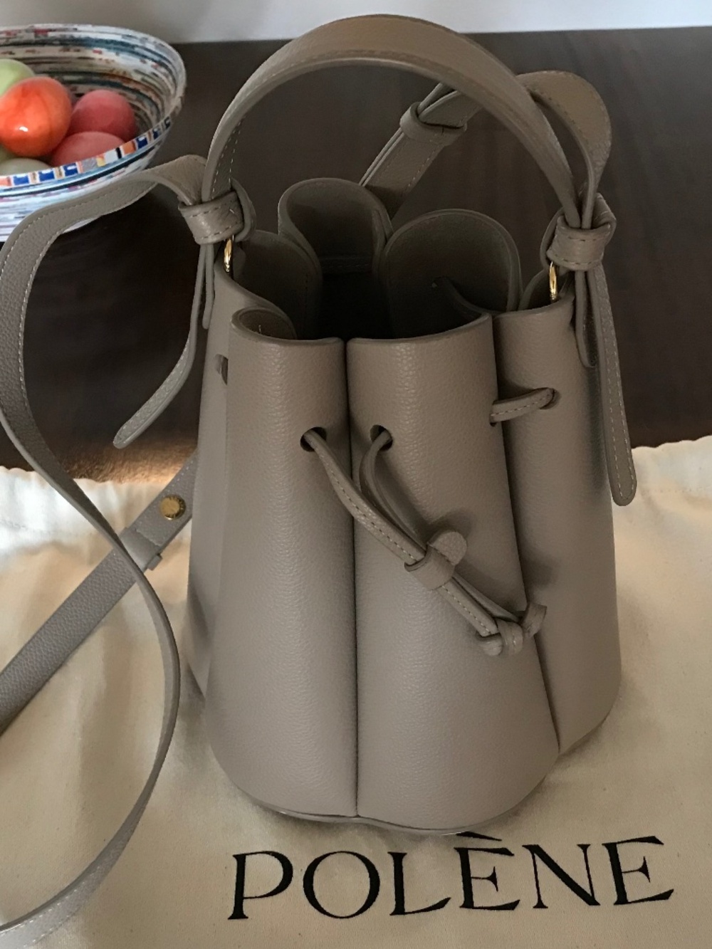 Authentic Polene Numéro Huit in Taupe